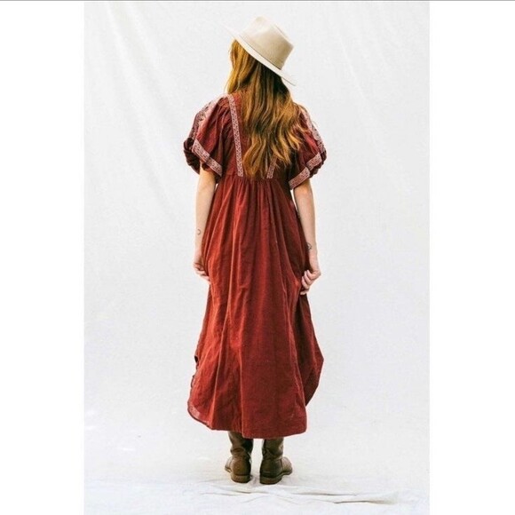 NWOT Free People Samantha Shirtdress in Double Dare Size XS - Picture 6 of 11